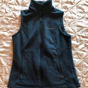 Columbia Size Small Blue Fleece Vest